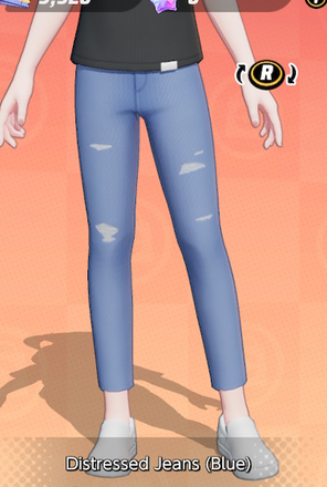 Distressed Jeans (Blue) Preview