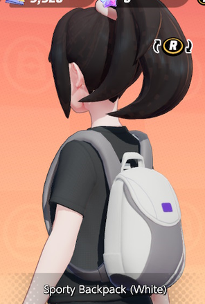 Sporty Backpack (White) Preview