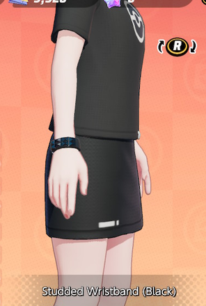 Studded Wristband (Black) Preview