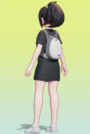 Egg-Shaped Backpack (White) Preview