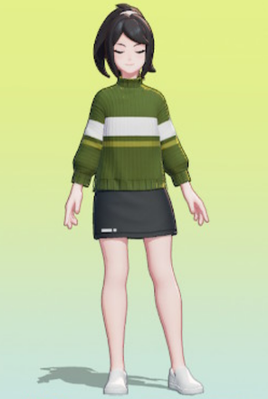 Turtleneck Sweater (Green) Preview