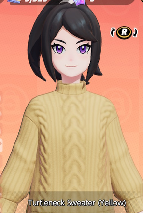 Turtle Neck Sweater (Yellow) Preview