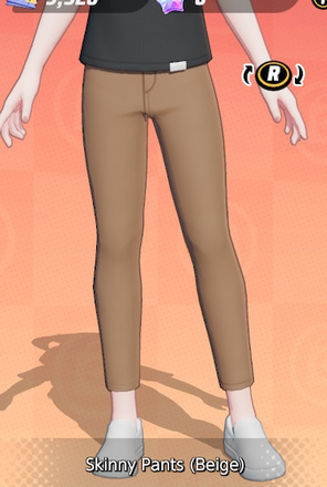Skinny Pants (Beige) Preview