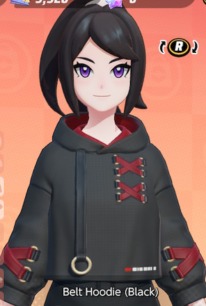 Belt Hoodie (Black) Preview