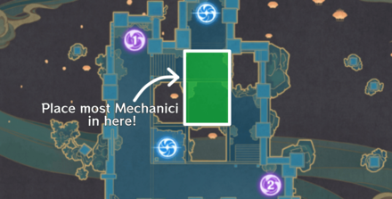 Genshin - Where to Place Mechanici on Stage 4