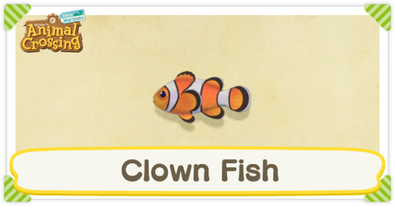 ACNH Clownfish Times and Price