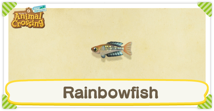 ACNH Rainbowfish Times and Price