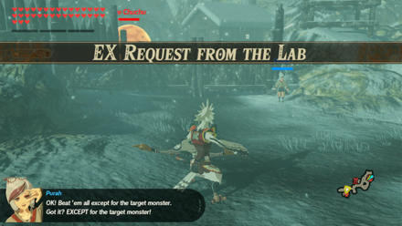 EX Request from the Lab Banner