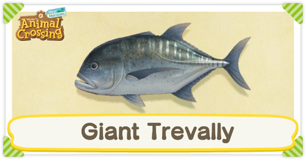ACNH Giant Trevally Times and Price