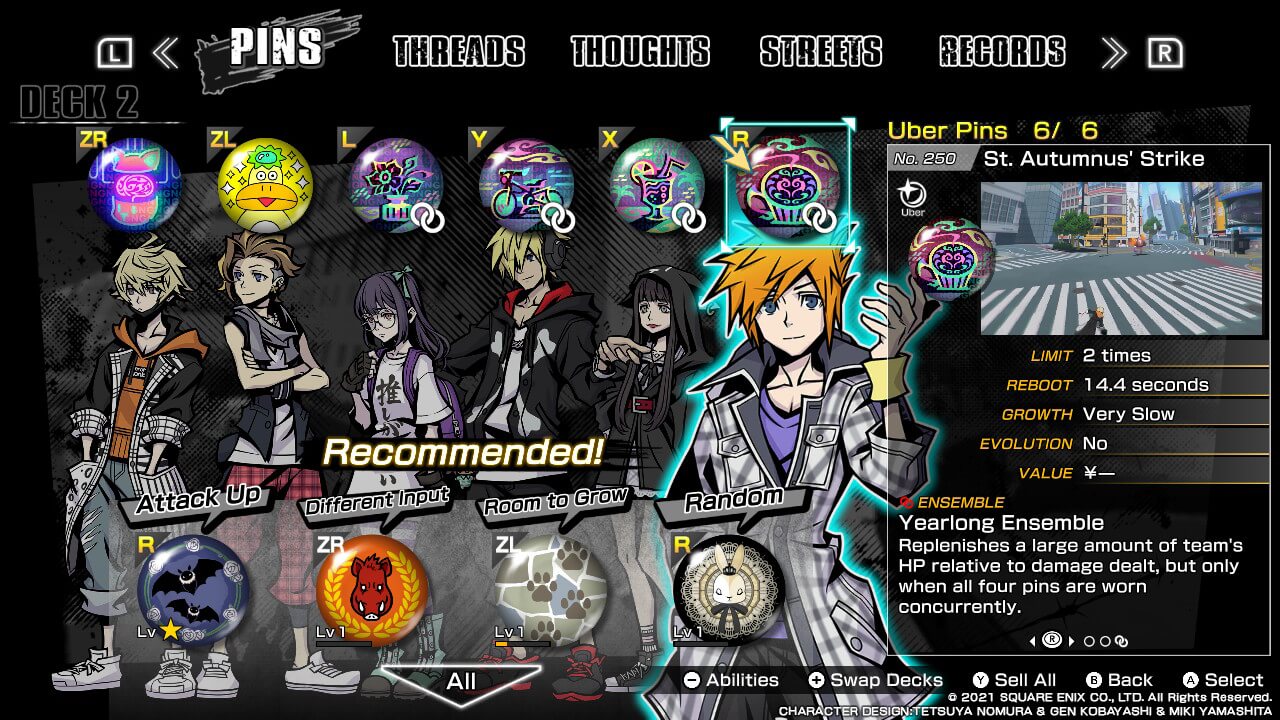 NEO TWEWY Pin Ensemble