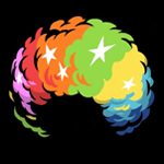 Rainbow Afro Wig