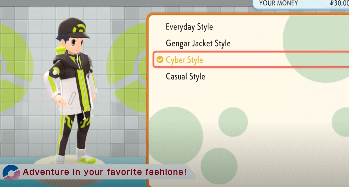 Pokemon BDSP Outfit Customization