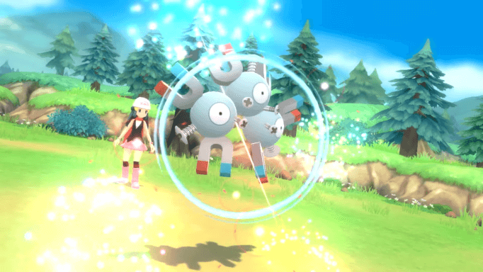 Pokemon BDSP Stickers Fireworks Effect