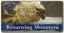 MH Rise - Returning Monsters List Page Banner