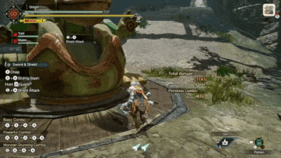 MH Rise - SnS Drill Slash Combo