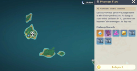 Genshin - Teleport to the Phantom Flow Waypoint