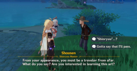 Genshin - Talk to Shousen