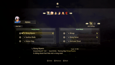 Tales of Arise - Changing Artes.png