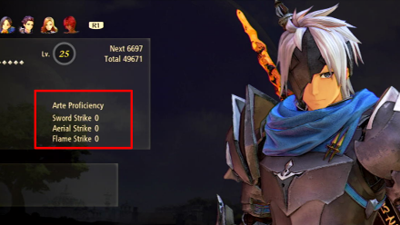 Tales of Arise - Artes Proficiency