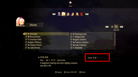 Tales of Arise - Enhancing Artes