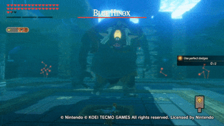 Perfect Dodge - Hinox - Dodge Sideways When It Runs Towards You.gif