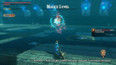 Use the Bomb Rune to Defeat the Malice Lynel.gif