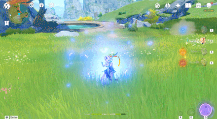 Fischl Elemental Burst - Midnight Phantasmagoria