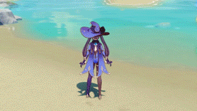 Genshin - Mona - Water Dash