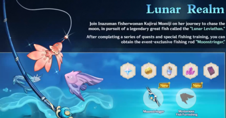 Genshin - Fishing Event - Lunar Realm