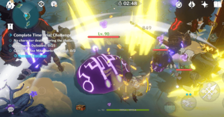 Genshin - Phantom Flow Challenge 2 - Plunge Down on Enemies