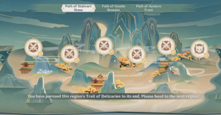 Genshin - Paths in Trails of Delicacies