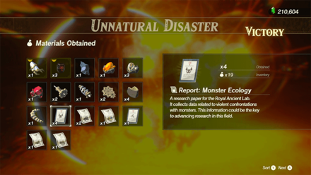 Hyrule Warriors Age of Calamity - Unnatural Disaster Report Monster Ecology