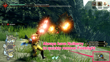 MH Rise - Use Nulberry during Fireblights