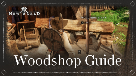 New World Woodshop Crafting Station