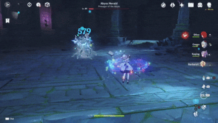 Genshin - Abyss Herald Spin Attack