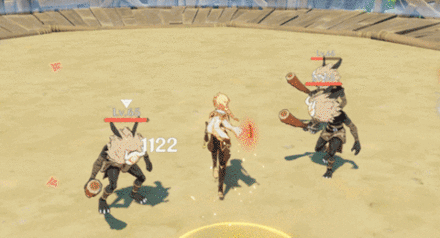Genshin - Contending Tides Charged Attacks.gif