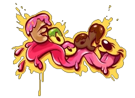 NEO TWEWY Gourmand About Town Graffiti