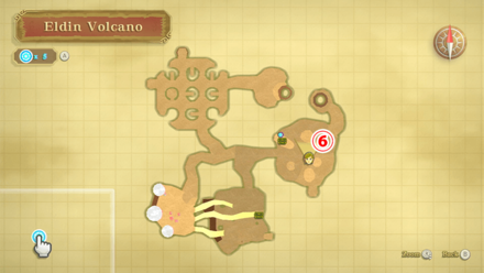 Zelda Skyward Sword - Eldin Volcano (Inside) Goddess Cubes