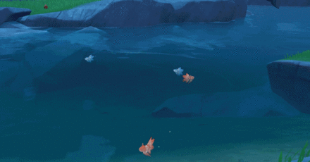 Genshin - Fishing System - Fish Jumping