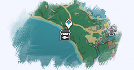 Genshin Impact - Fishing Association - Inazuma Map