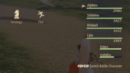 Tales of Arise - Change Character in Battle Menu Screen.gif