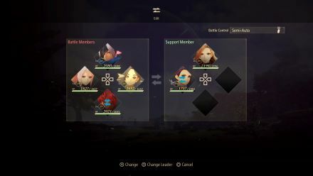 Tales of Arise - Switching From Support Members