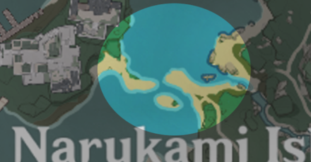 Genshin - Pale Red Crab Map Location - Inazuma