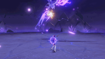 Genshin - Thunder Manifestation Spinning Thunder Strike