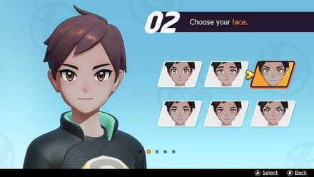 Pokemon UNITE - Character Creation - Select Eyes Shape