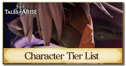 Tales of Arise - Character Tier List