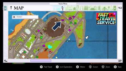 Santa Destroy 1 DonMai Sushi Shop - Map Location