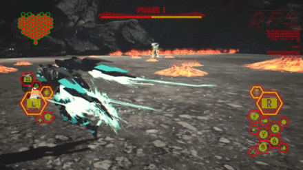 NMH3 Midori Midorikawa Fire Tornado.gif