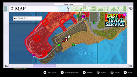 Call of Battle 1 DonMai Sushi Shop - Map Location