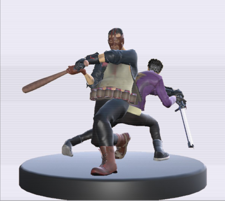 NMH3 Travis vs. Badman Capsule Toy